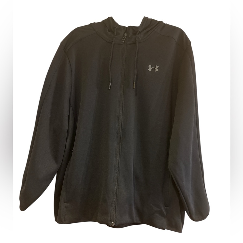 UNDER ARMOUR WOMENS ESSENTIAL SWACKET FLEECE LINED ZIP HOODED JACKET SIZE 2X